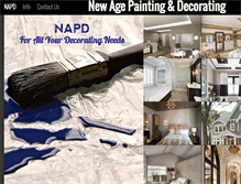 Tablet Screenshot of newagepaintingdecorating.com